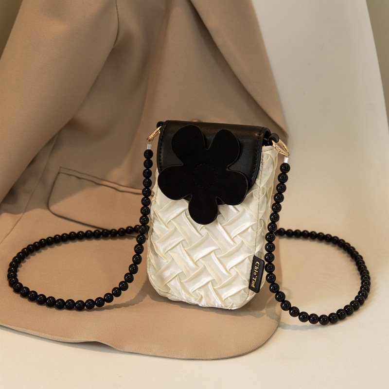 Borsa per cellulare Human Rose Donna 2023 New Design Sense Niche Ins Light Luxury Messenger Bag Live all'ingrosso_voghion.com