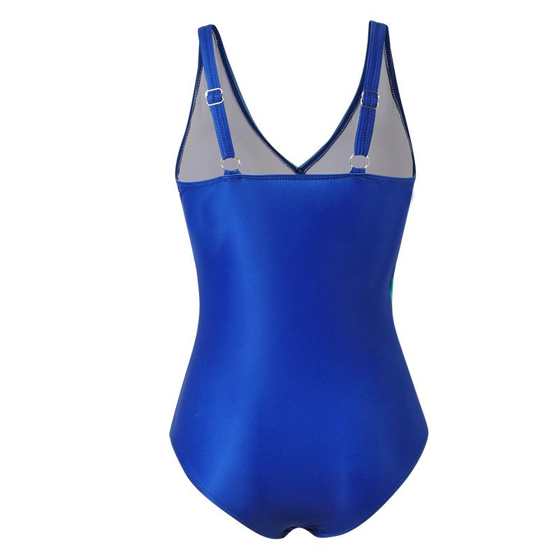 Vêtements pour femmes Nouveau maillot de bain Bikini Arc-en-ciel dégradé de couleurs Grosse femme Grande taille Grosse femme Maillot de bain une pièce Bikini_voghion.com