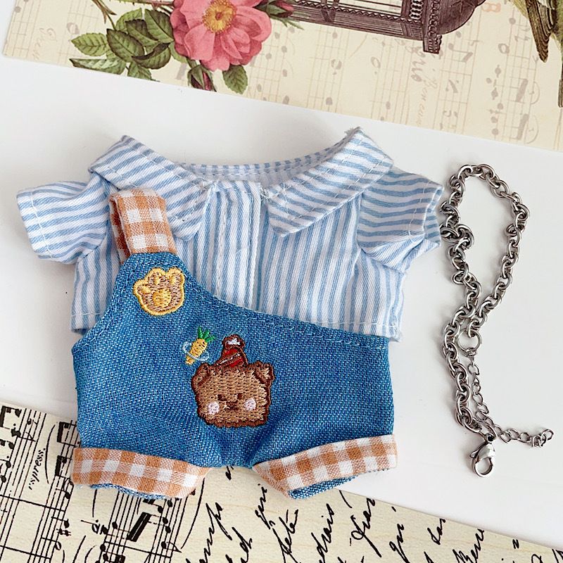 Doll Clothes 17cm LBB Doll Clothes Standing Sitting First Generation Second Generation Clothes 15cm Shirt 10cm Cotton Doll Clothes_voghion.com