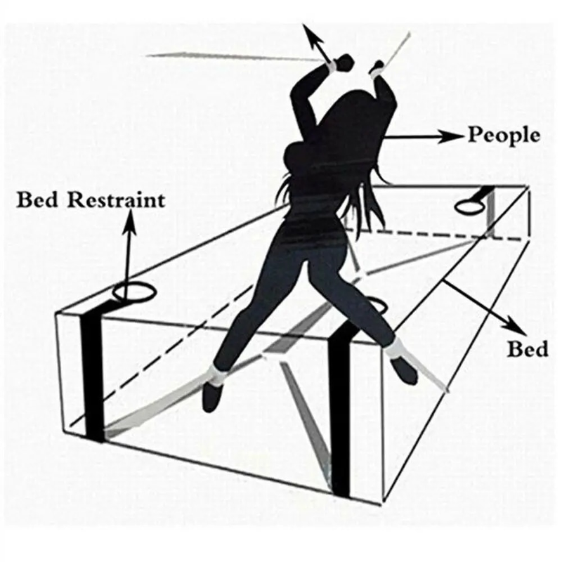Til Legetøj Bdsm Kvinde Erotisk Bondage Seng Spil BDSM Sex Bondage Sæt Kvinder Håndjern Ankeljern Fastholdelsesanordninger Se 2025_voghion.com
