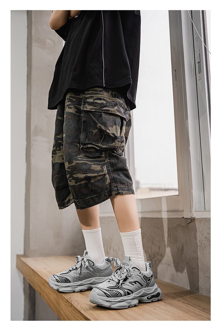 2025 Frühjahr Neue Atmungsaktive Mesh-Sneakers Für Herren Trendy Vielseitige Casual Dad-Schuhe Mit Dicken Sohlen_voghion.com