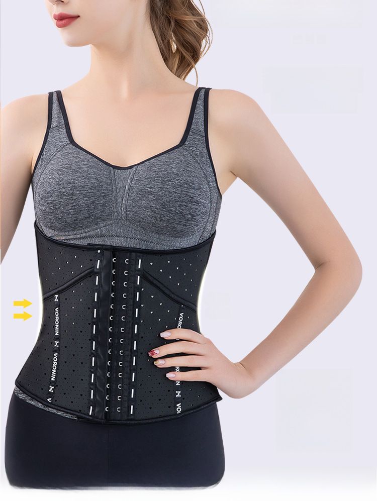 Cintura addominale post-partum in lattice di maglia di VORONIN 11 Bone Love migliorata_voghion.com