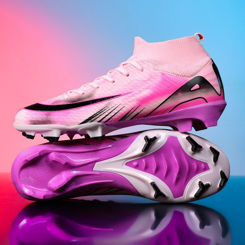 2025 New Football Ronaldo Broken Long Nails World Cup Training Shoes Anti-Slip Breathable Youth Student Football Sports Shoes_voghion.com