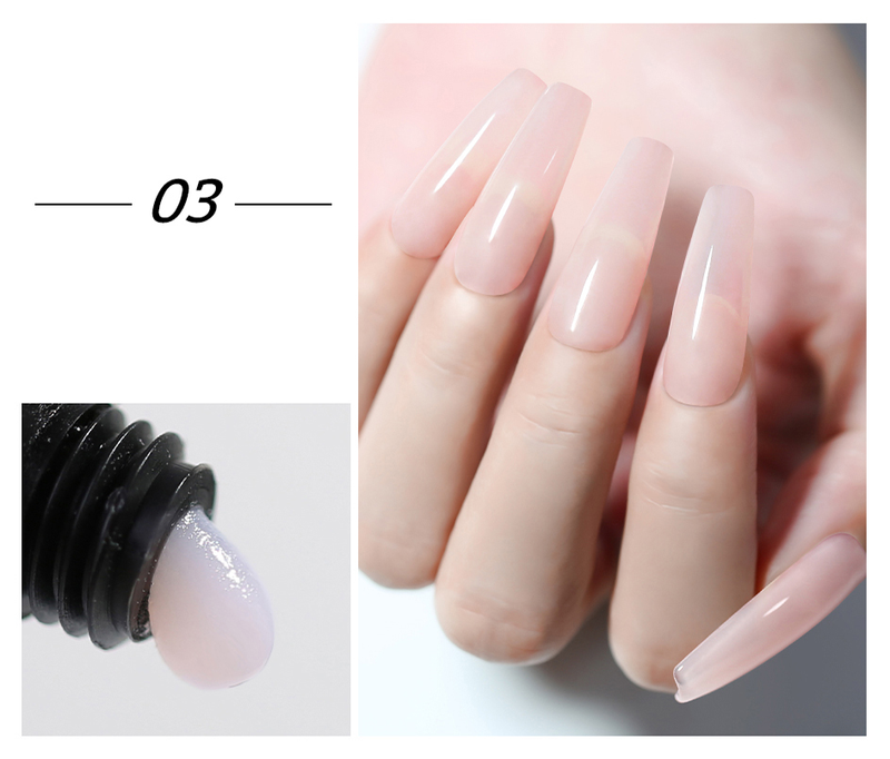 Arte Clavo 15 ml želee küünepikendusgeel roosa valge läbipaistev Quick Building Soak Off UV LED geelküüned sõrmepikenduste küünekunst_voghion.com