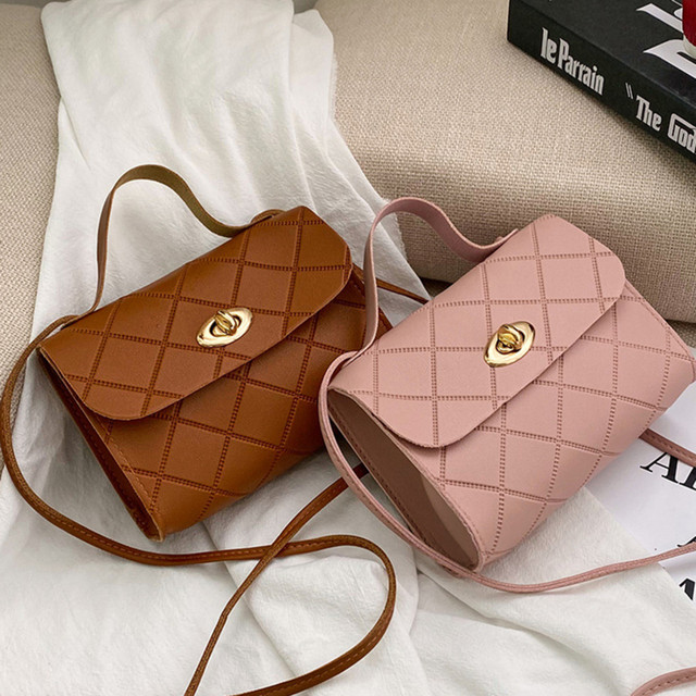 Umhängetasche Für Frauen Trend Weibliche Schulter Tasche Mode Damen Umhängetaschen Einfarbig Hohe Qualität Elegante Dame Handtaschen_voghion.com