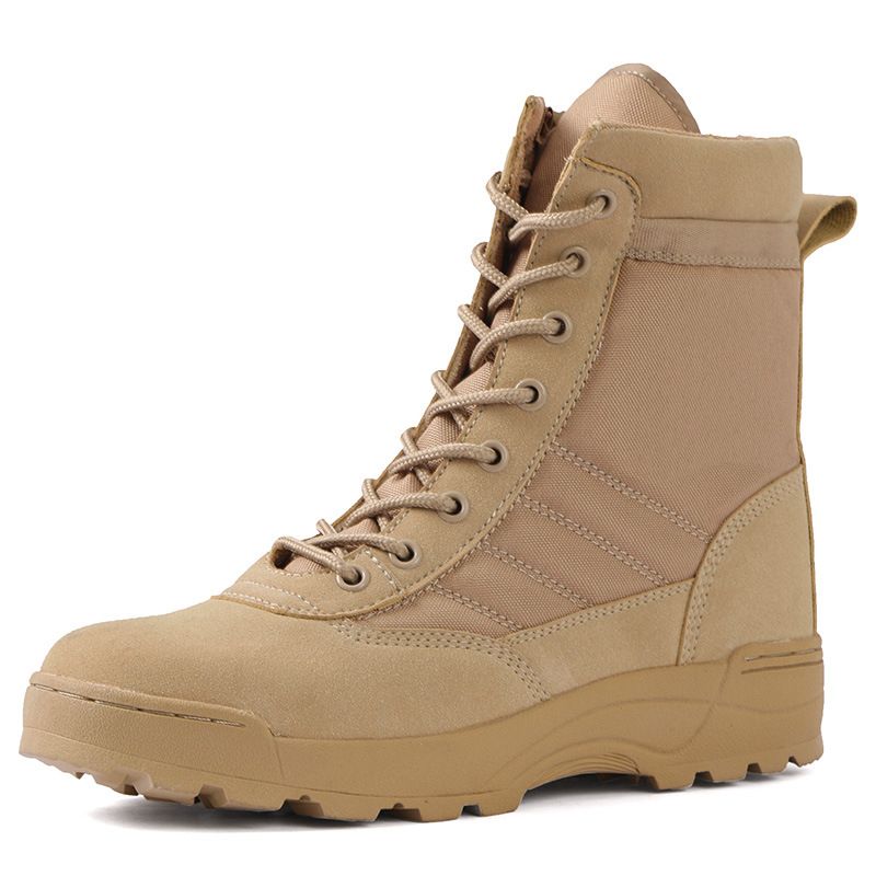 Botas tácticas para hombre, nuevas botas de combate al aire libre, para senderismo, de la Fuerza Especial, 2024_voghion.com