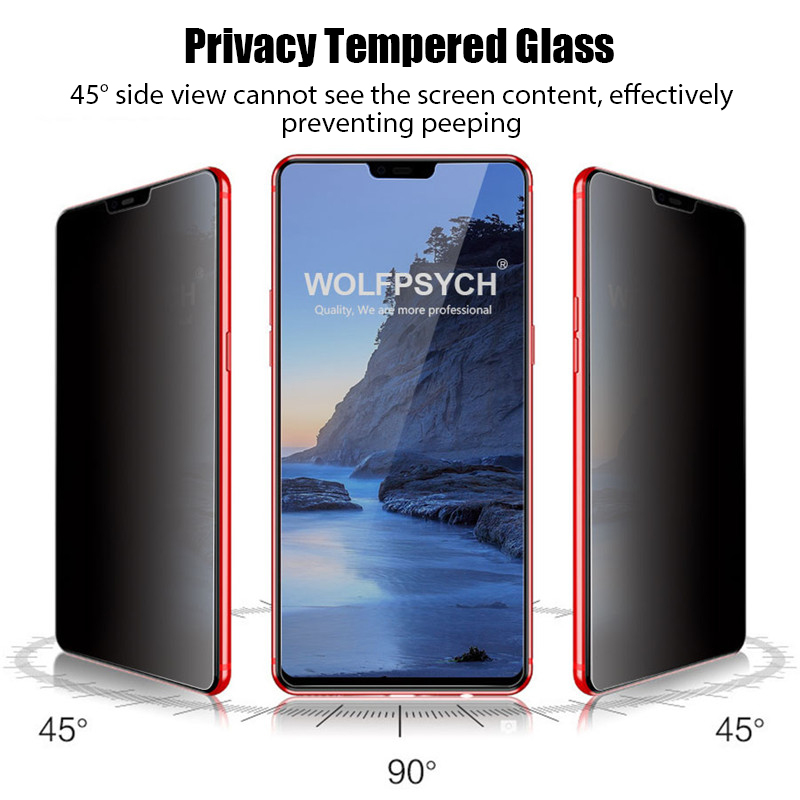 Protector de pantalla privado para Xiaomi Redmi Note 10 10S K40 9 8 K30 Pro Max Plus 5G 9T 9S 8T vidrio de privacidad templado Ultra antiespía_voghion.com