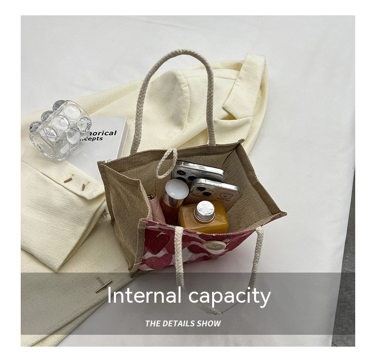 Ny hett säljande fräsch och söt pendling mångsidig handväska för japanska tjejer som bär kärlekslinneväska_voghion.com