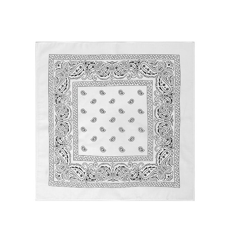 Chustka na głowę LazyZoom 100% poliester, wzór paisley, hip-hop, taniec uliczny, wielofunkcyjna, maska rowerowa, nadruk, mały, kwadratowy szalik_voghion.com