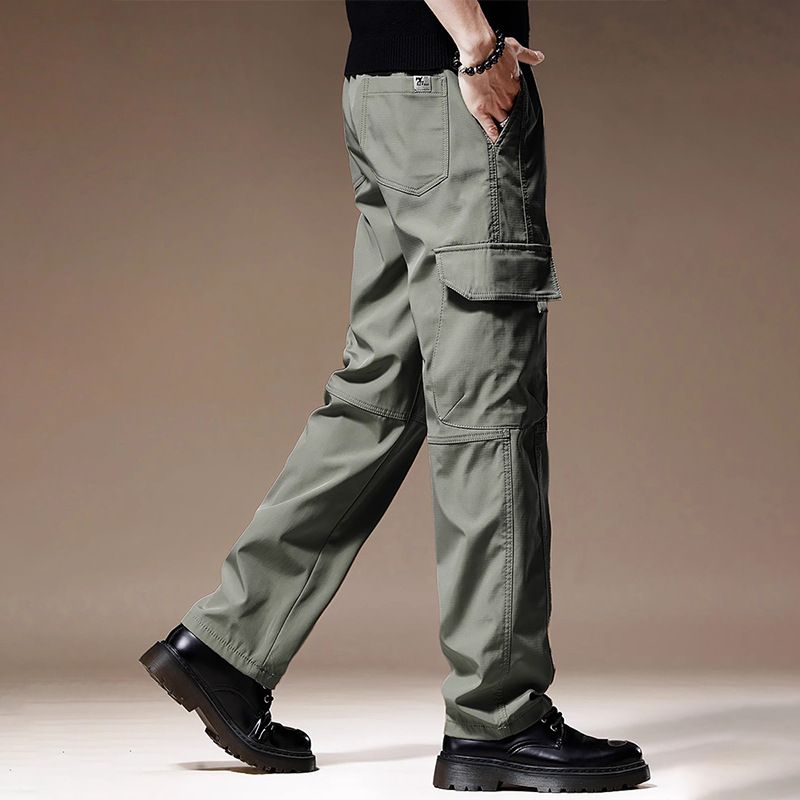 Taktische Cargohose für Herren – Wasserdichte und strapazierfähige Arbeitskleidung mit mehreren Taschen | Gerade Passform | Lockerer Tragekomfort_voghion.com