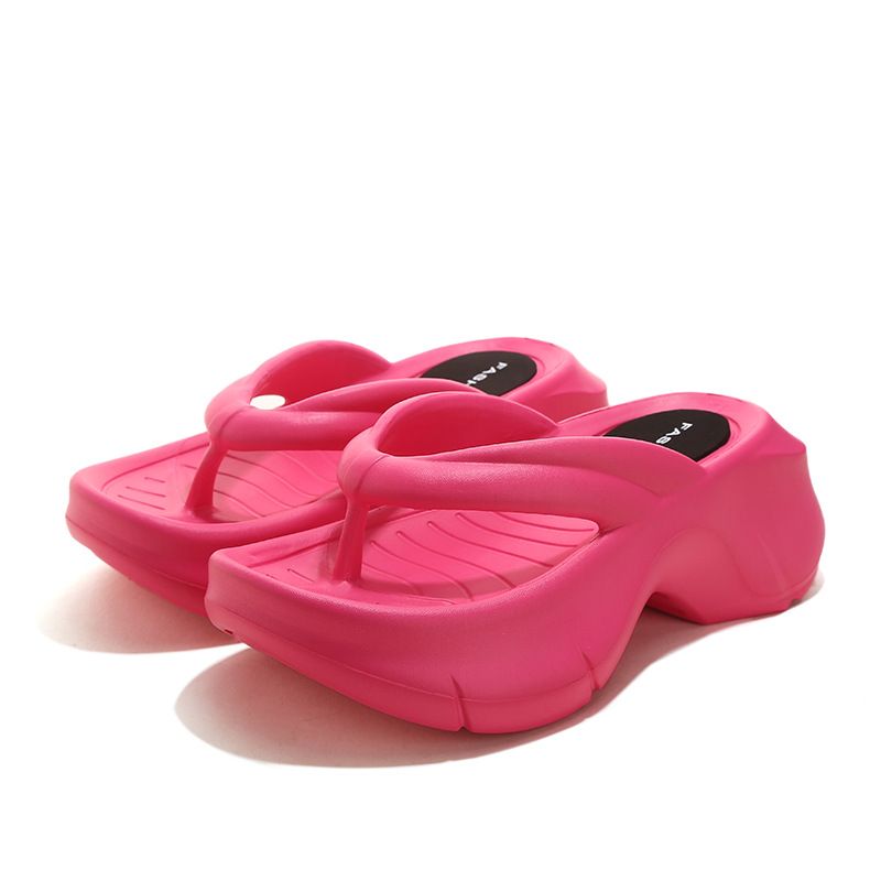 Tragen Sie Hausschuhe mit High-End-Gefühl, dicke Sohlen für den Sommer, neue Outdoor-Mode, Strand- und Meereswinkel_voghion.com