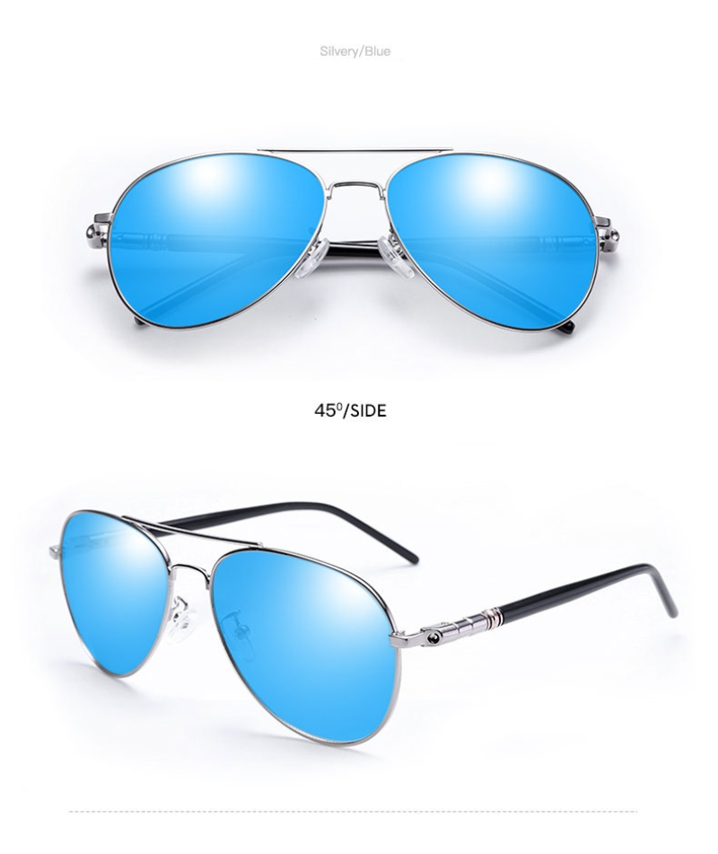 Neuheiten Klassische Polarisierte Sonnenbrille Für Männer Zum Autofahren Retro Metall Angeln Marke Designer Schwarz Pilot Sonnenbrille Männlich UV400 Schutzbrille_voghion.com