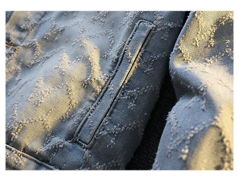 Vintage Washed Denim Jacket With Hood - Slim Fit Casual Coat For Men & Women | Lightweight Spring/Fall Outerwear (M-3XL)_voghion.com