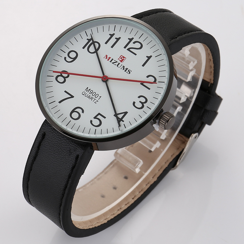 Orologio da polso da uomo d'affari casual con cintura al quarzo MIZUMS 9001_voghion.com
