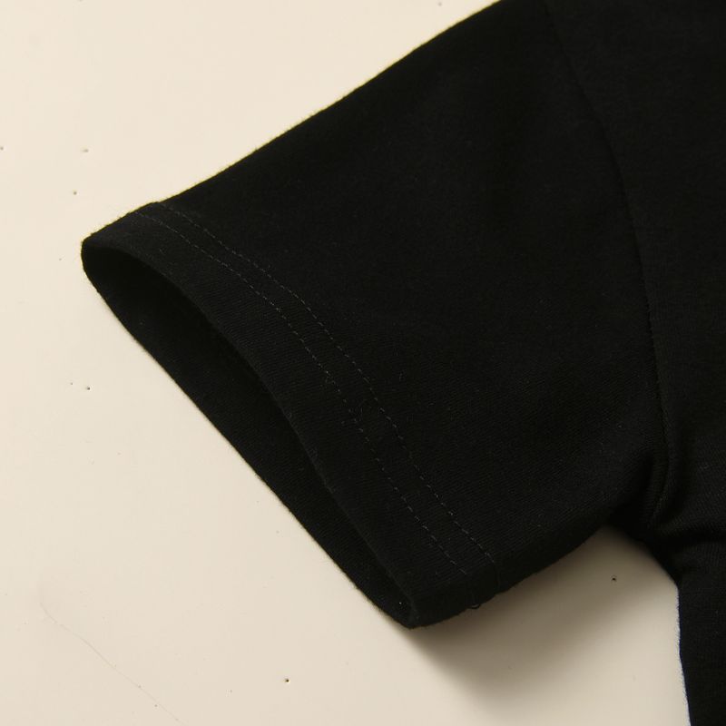 Kid's Clothing New style girls' solid color butterfly pattern T-shirt top casual skirt belt three-piece set_voghion.com