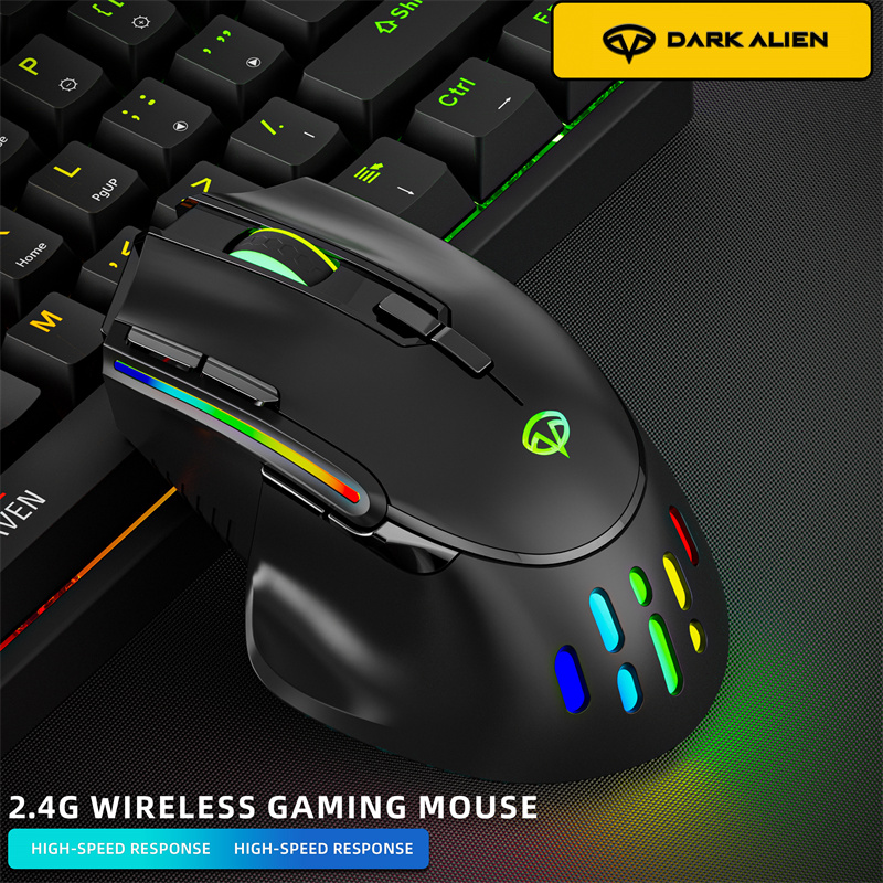 Prodotto D Nuovo mouse da gioco wireless G Pulsante luce RGB Interfaccia USB Adatto per laptop Desktop Compu ame RB esktop_voghion.com