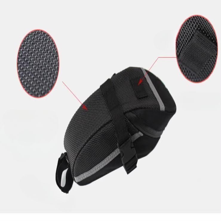 Sacoche de selle arrière multifonctionnelle à coque rigide pour vélo de montagne, grande capacité_voghion.com