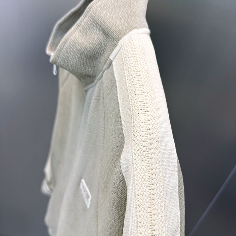Herenkleding Herfst en Winter Herenjas Corduroy Casual Gebreide Jas Pak Staande Kraag Lange Mouw Losse Jas_voghion.com