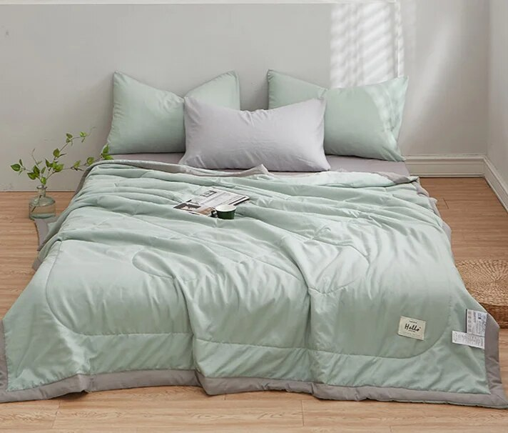 Summer new print free water washed cotton, summer cool air conditioner, quilt, quilt core, single and double bedding for_voghion.com