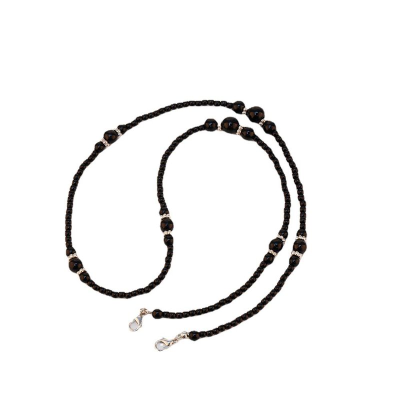 Korean And Japanese New Style Small Fragrance Pearl Anti-Lost Mask Accessories Simple Fashion Glasses Chain_voghion.com