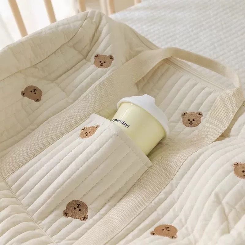 Nuovo stile mamma bambino Yansew grande capacità coperta bambina plissettata borsa portaoggetti, vestiti pieghevole sacchetto antipolvere_voghion.com