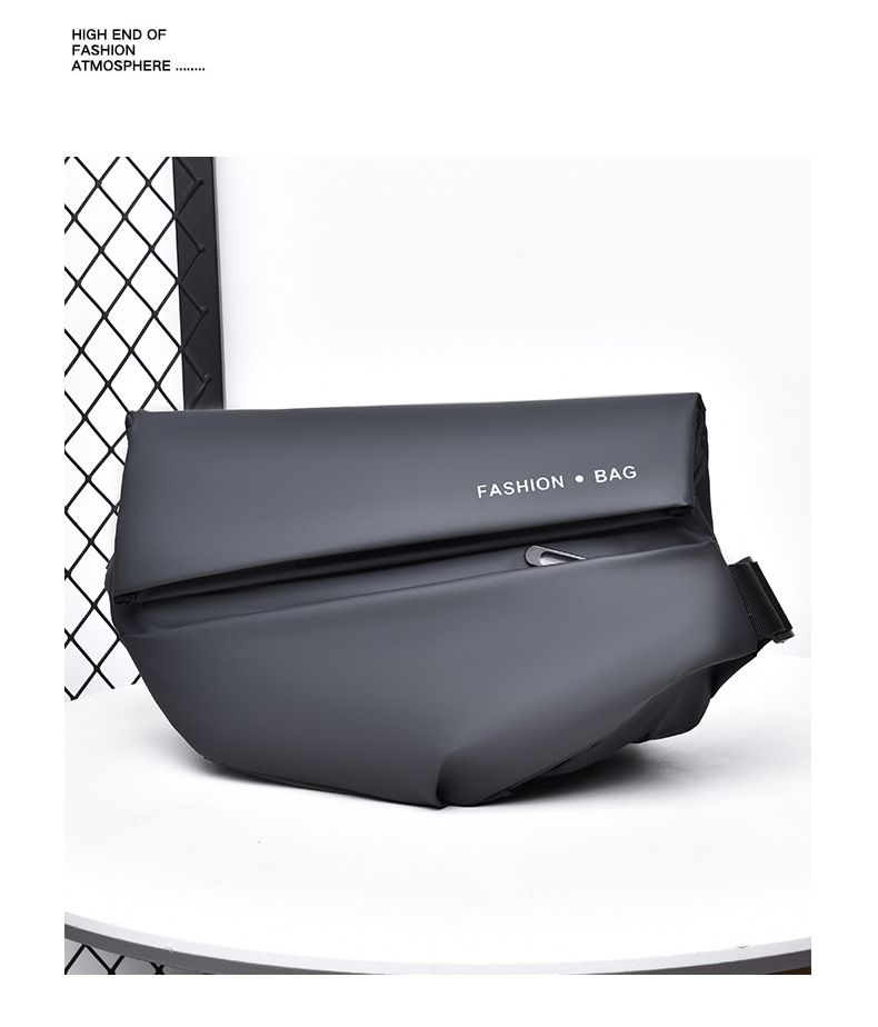 Trendy Herren Umhängetasche Wasserdichte Ipad Multifunktionale Brusttasche Trendy Diagonal Schultertasche_voghion.com