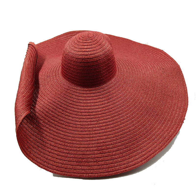 Nuovi arrivi, cappello di paglia estivo da viaggio, da spiaggia, sottile, traspirante, colorato, alla moda, con tesa oversize da 25 cm._voghion.com
