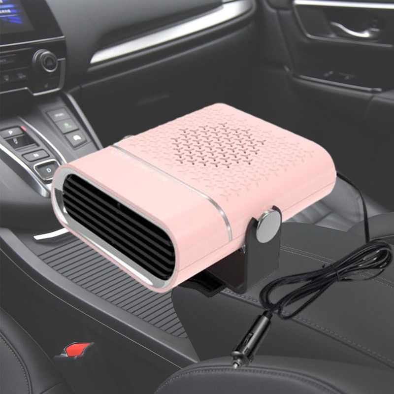 Autoverwarming voor de winter Compacte voorruitontdooier Ontwaseming Aansluiten op aansteker_voghion.com