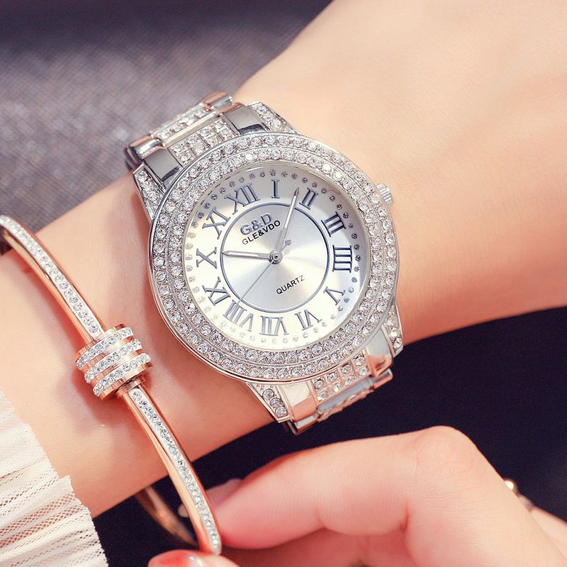 Orologio non meccanico da uomo G&D Gaishideng IP galvanizzato con diamanti_voghion.com