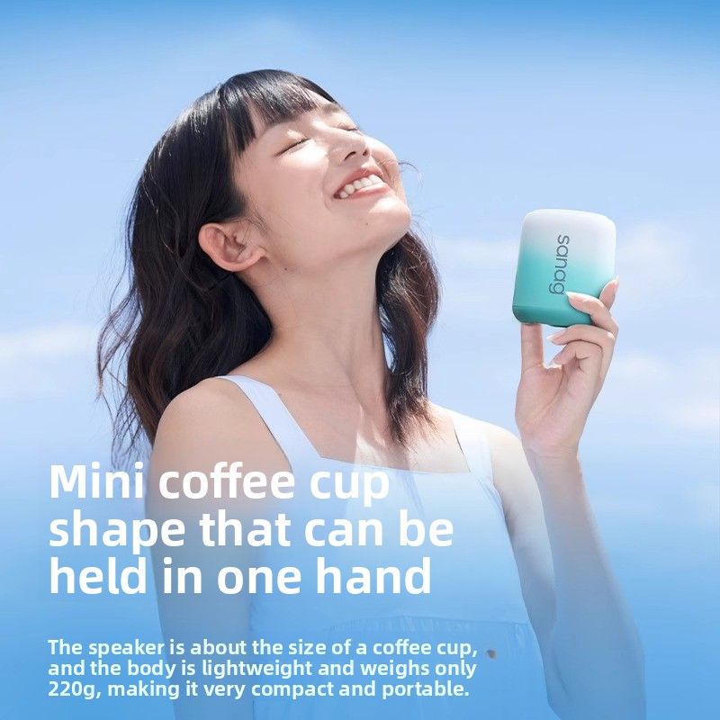 【High Quality】 Sanag X6s Bluetooth Portable Subwoofer Computer Desktop Wireless Mini Speaker_voghion.com