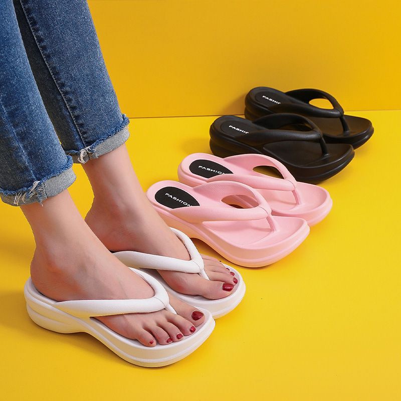 Sapatos femininos de salto grosso, mocassins estilosos para praia e litoral._voghion.com