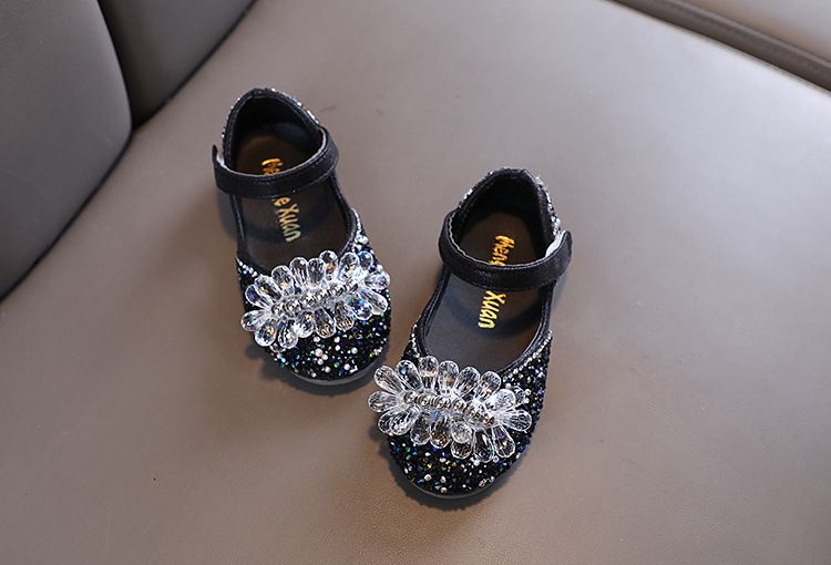 Scarpe da ballo per bambina, bambina, principessa, con diamanti, singole, per spettacoli di danza, per bambini grandi_voghion.com