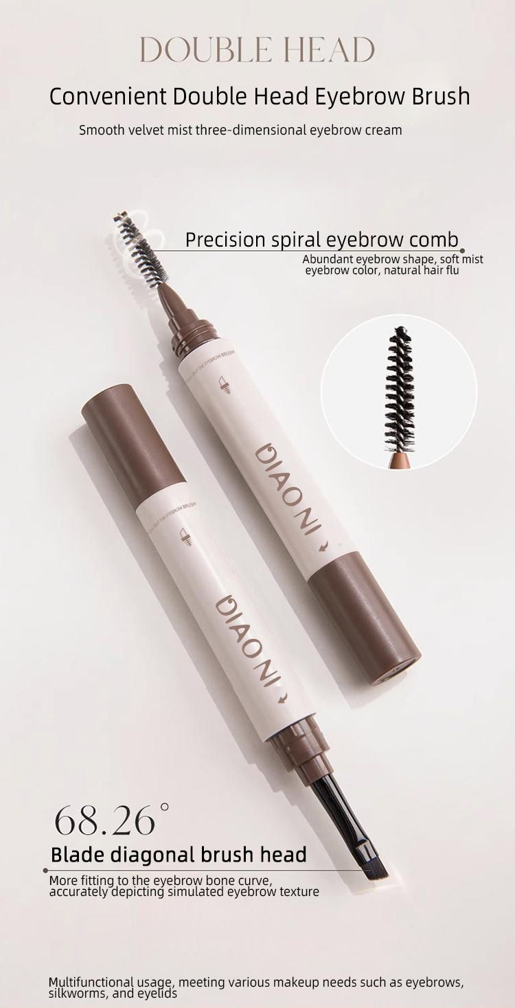 FeatherStroke Brow Gel - Smudge-Proof & Waterproof - Natural Fluffy Brows For 12H_voghion.com