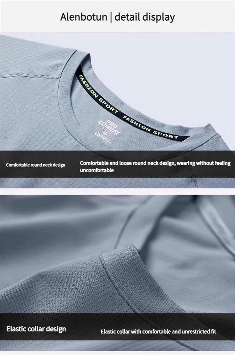 Combinaison de sport pour homme, tenue de marathon, short professionnel d'été à manches courtes, vêtements d'entraînement et de fitness à séchage rapide_voghion.com