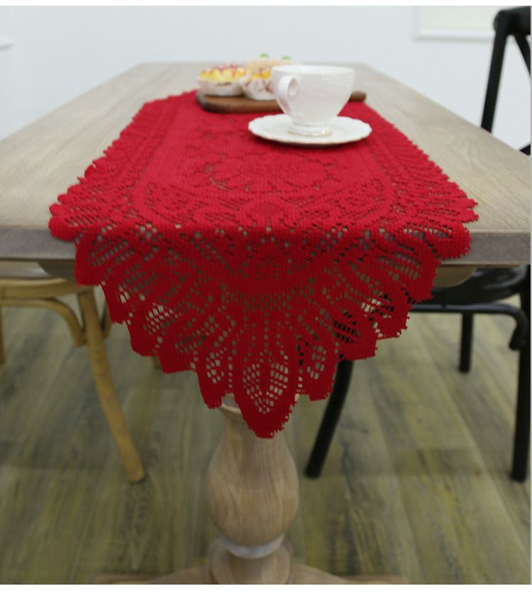 Weihnachtstischläufer-Set – Stoffdekor im nordischen Stil für Esstisch, Couchtisch und TV-Ständer (Weihnachtsdekor)_voghion.com