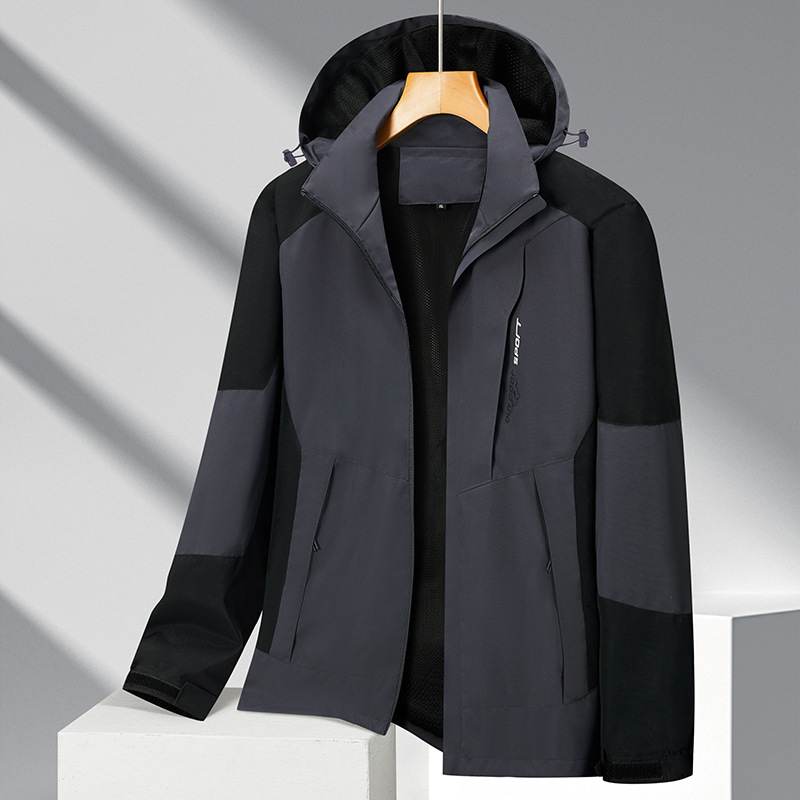 CT 2025 Spring New Couple Outdoor Fashion Comfortable Mesh Lining Color Block Jacket Coat Unisex_voghion.com