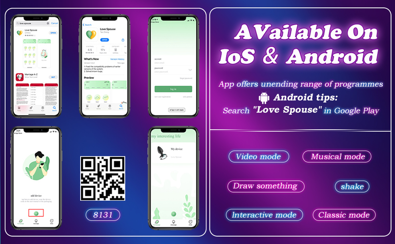 Plug Vibrating Butt LED Light Anal APP Vibrator Prostata-Massagegerät für Männer Fernbedienung Vibrator A_voghion.com