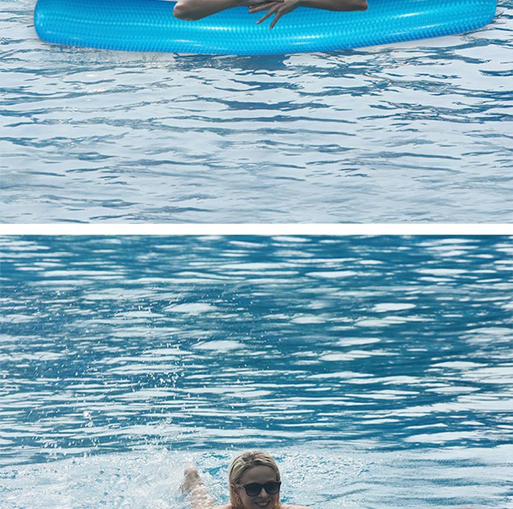 Inflatable Pool Lounge Chair With Armrests & Mesh Seat - Floating Water Hammock For Swimming Beach & Lake (Quick-Dry Heavy-Duty PVC Portable Design)_voghion.com