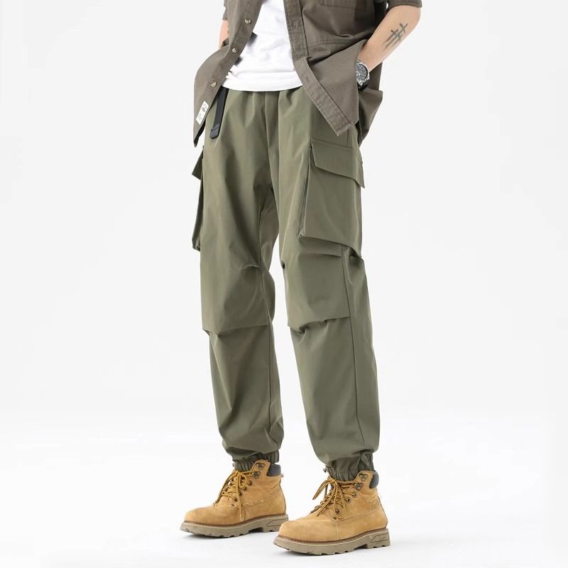 American Style Jugend Soft Shell Cargo Herren 2025 Frühling Herbst Winddicht Wasserdicht Outdoor Jogger Arbeitshose_voghion.com