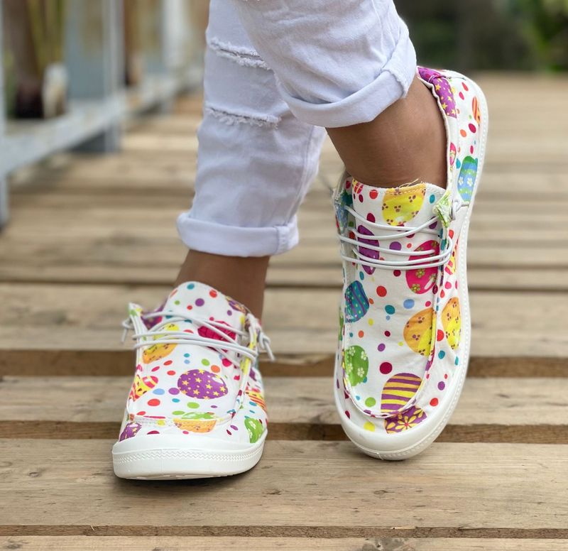 Stoffschuhe für Damen in großen Größen_voghion.com