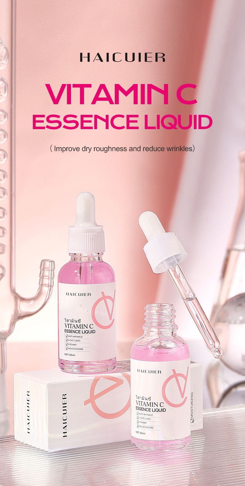 Serum Exclusive HAICUIER Vitamin C Essence Gentle Moisturizing And Repairing Essence Liquid_voghion.com
