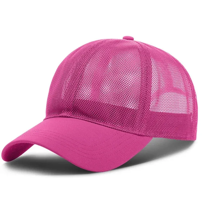 Heißer Verkauf Sommer Full Mesh Baseball Cap Quick Dry Kühlung Sonnenschutz Wandern Golf Laufen Einstellbare Hysterese Hut gorras_voghion.com