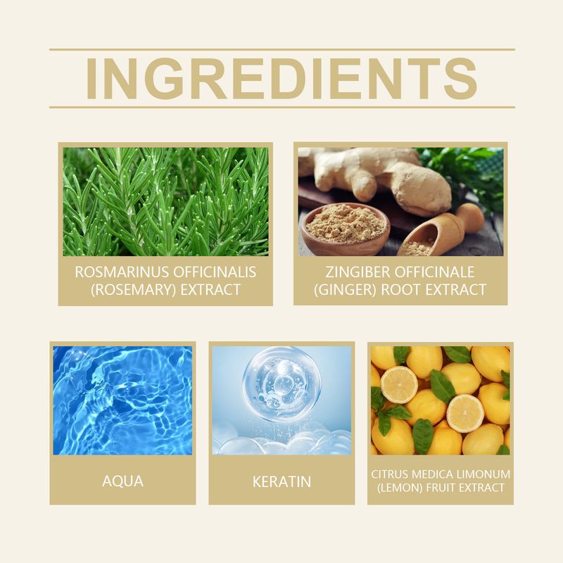 EELHOE Rosemary Ginger Series Scalp Cleansing Smoothing Care Set Nourishing Dense Hair_voghion.com