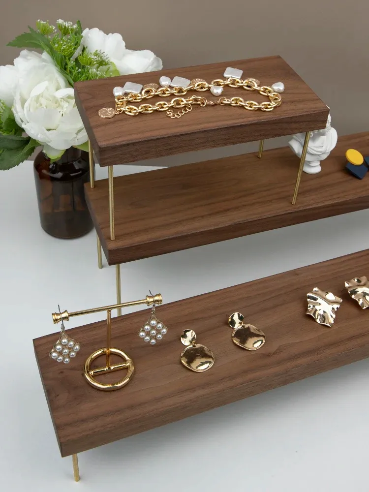 Espositore per gioielli in legno, porta collane, braccialetti, anelli, orecchini, bambole, espositore per cosmetici e profumi_voghion.com