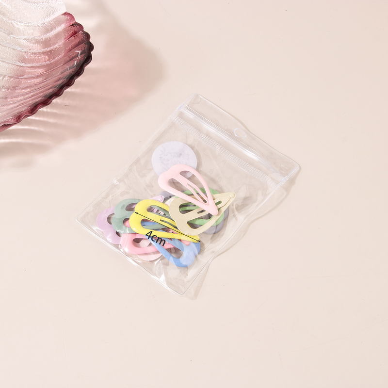 Guanyang ins style 10 bags of basic hairpins Korean version does not hurt the hair candy color cute hairpin side clip bb clip_voghion.com