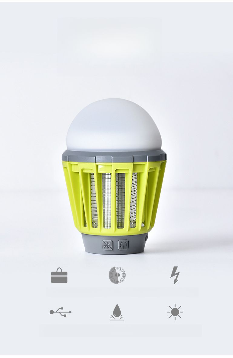 Linterna colgante LED para exteriores, impermeable, con efecto repelente de mosquitos, ideal para tiendas de campaña, camping y puestos._voghion.com
