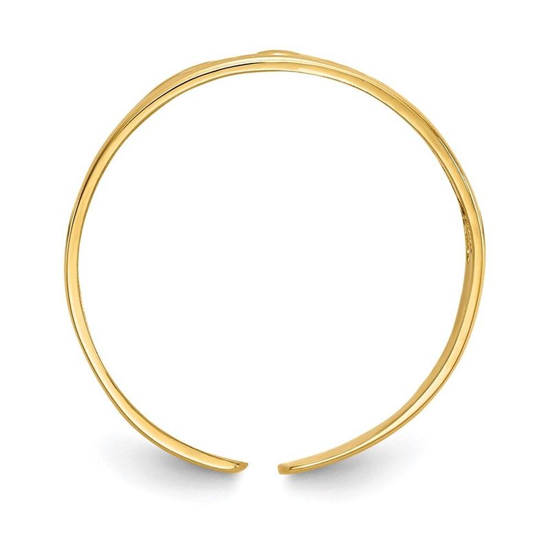 14k Floral Toe Ring_voghion.com