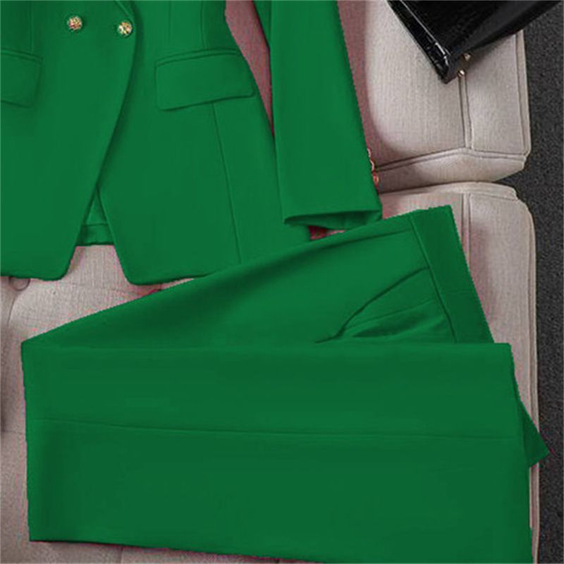 Women's Clothing Spring Red Suit Jacket Women's New Professional Temperament Commuter Small Fashion Suit Set_voghion.com