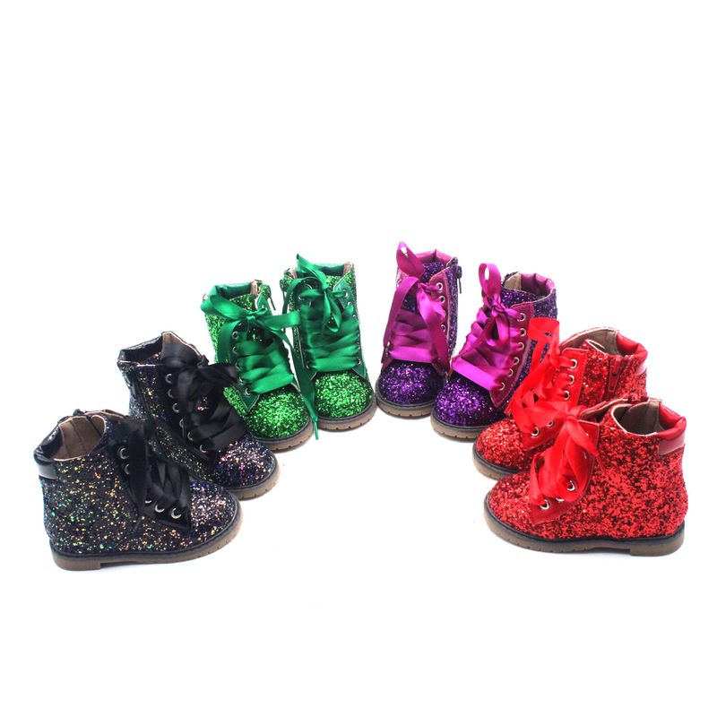 Mutter & Kinder Europäischer und amerikanischer Außenhandel Herbst und Winter Gretel Weihnachten Baby-Kleinkindschuhe für Mädchen High-Top-Martin-Stiefel Schneestiefel_voghion.com