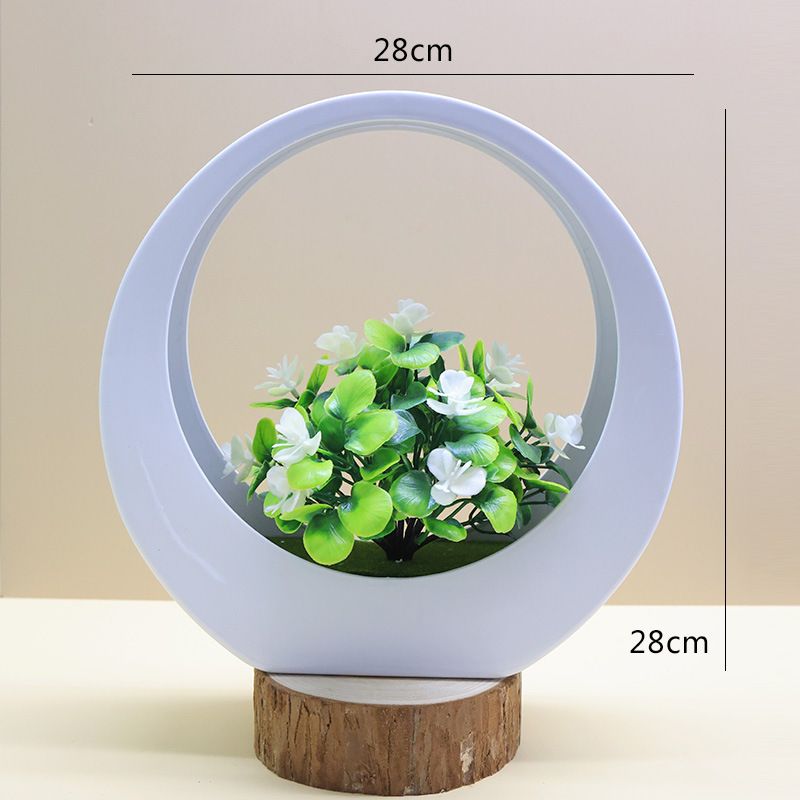 Wohnmöbel Simulation Grünpflanzen Kunststoff Kunstblumen kreative Bonsai Desktop Ornamente Blume Simulation Pflanzen_voghion.com